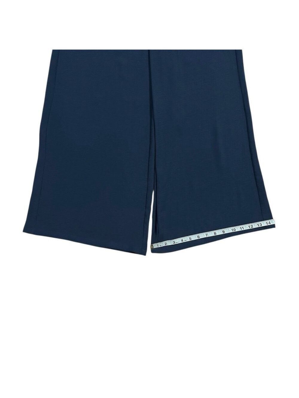 Cupshe Summer Lovin' Drawstring Wide Leg High Rise Coverup Pants Blue Sz Medium - Picture 8 of 11